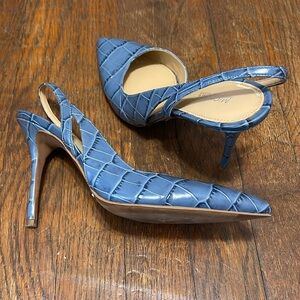 Michael Kors Blue Sling Back Dress Pumps
